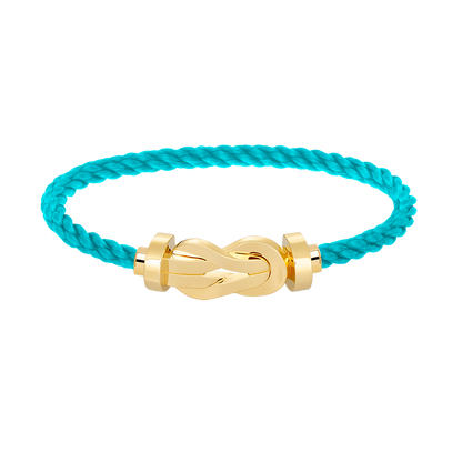 [baslovejewels]CHANCE LARGE 8 FIGURE BUCKLE NO DIAMOND BRACELET GOLD