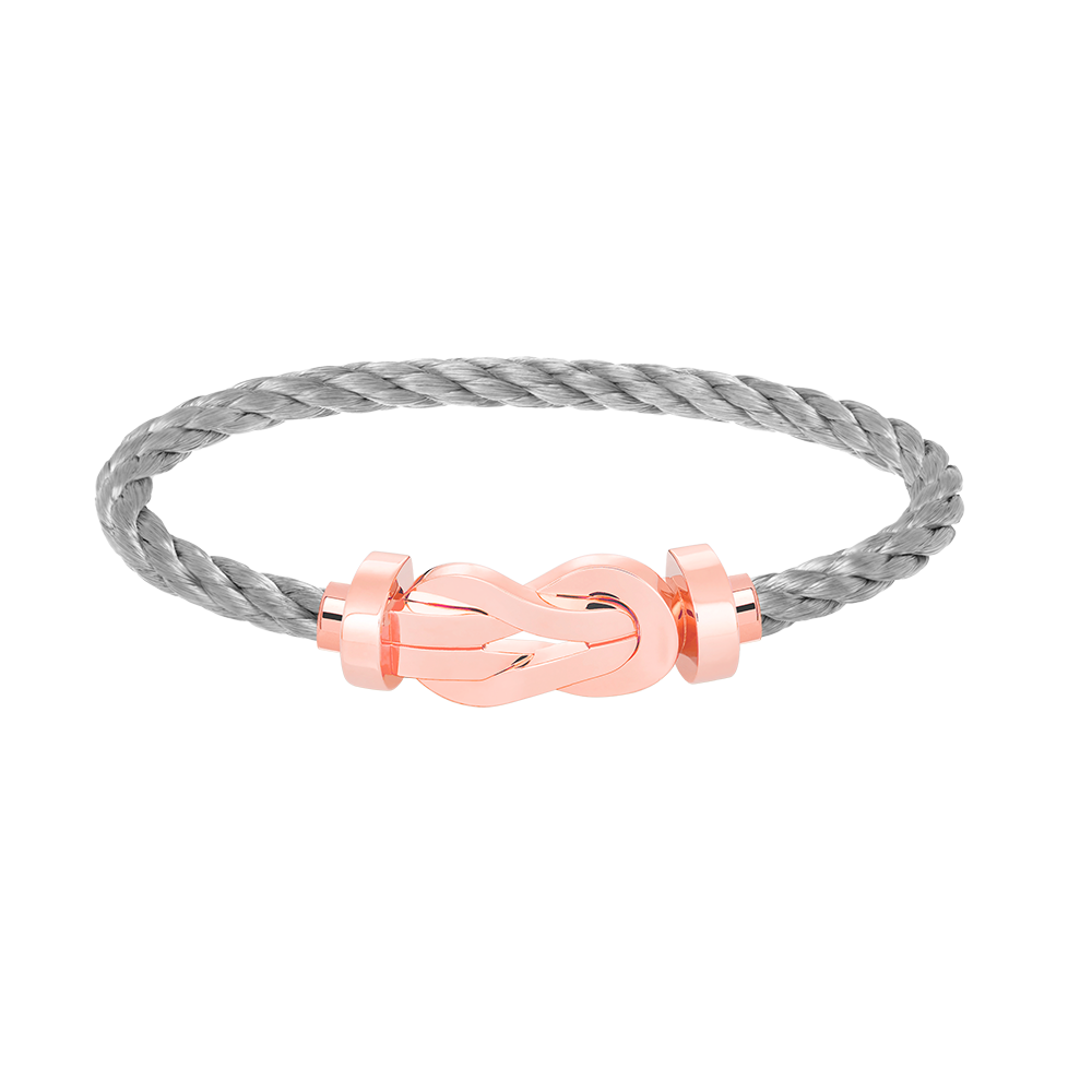 [Basjewels]CHANCE LARGE 8 FIGURE BUCKLE NO DIAMOND BRACELET ROSE GOLD