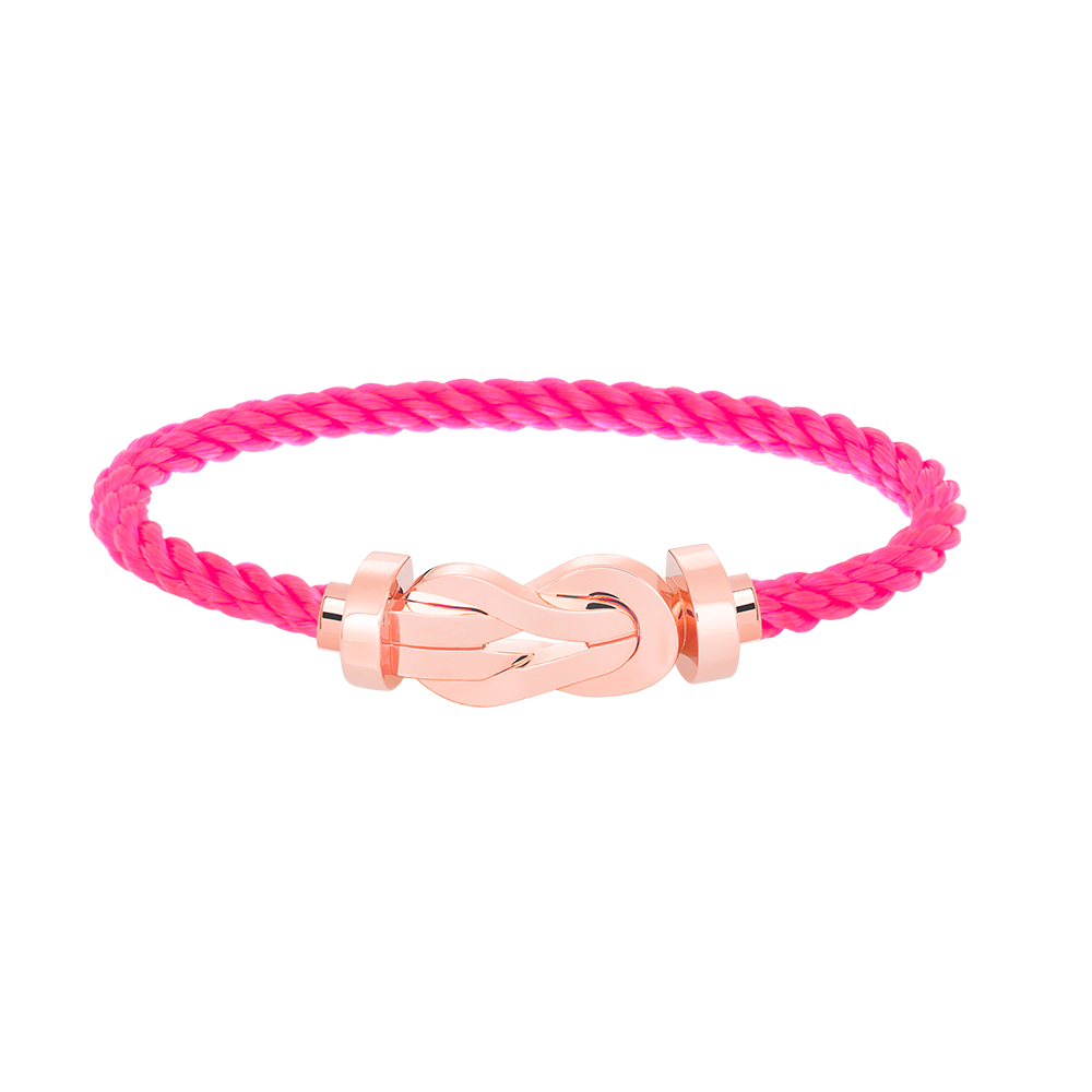 [baslovejewels]CHANCE LARGE 8 FIGURE BUCKLE NO DIAMOND BRACELET ROSE GOLD