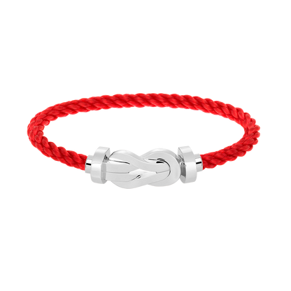 [baslovejewels]CHANCE LARGE 8 FIGURE BUCKLE NO DIAMOND BRACELET SILVER