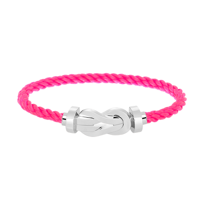 [baslovejewels]CHANCE LARGE 8 FIGURE BUCKLE NO DIAMOND BRACELET SILVER