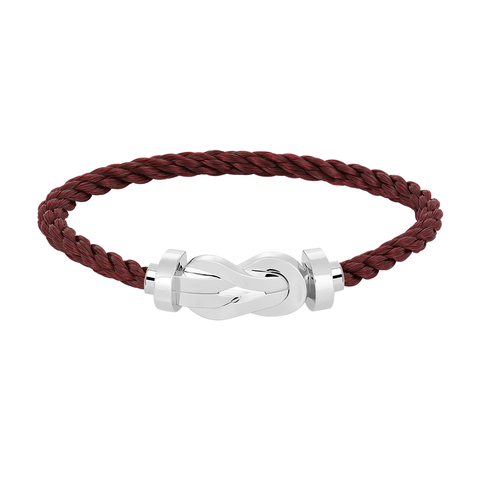 [baslovejewels]CHANCE LARGE 8 FIGURE BUCKLE NO DIAMOND BRACELET SILVER