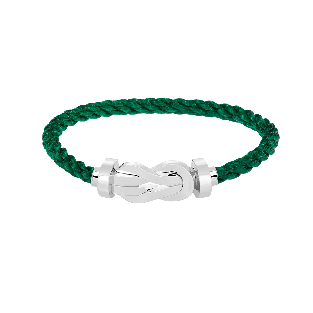 [baslovejewels]CHANCE LARGE 8 FIGURE BUCKLE NO DIAMOND BRACELET SILVER