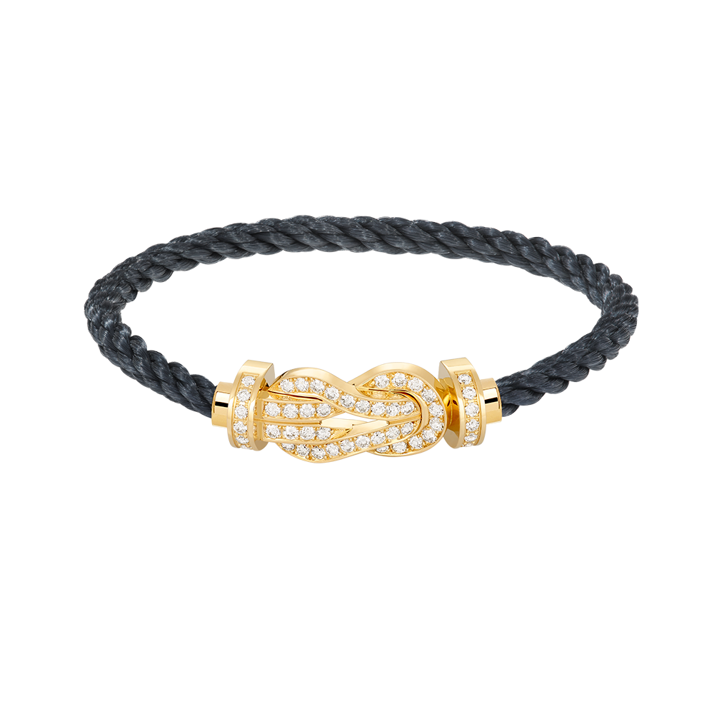 [Basjewels]CHANCE LARGE 8 FIGURE BUCKLE FULLDIAMOND BRACELET GOLD