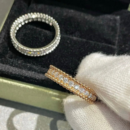 [Basjewels]PERLEE DIAMOND ROSE GOLD RING