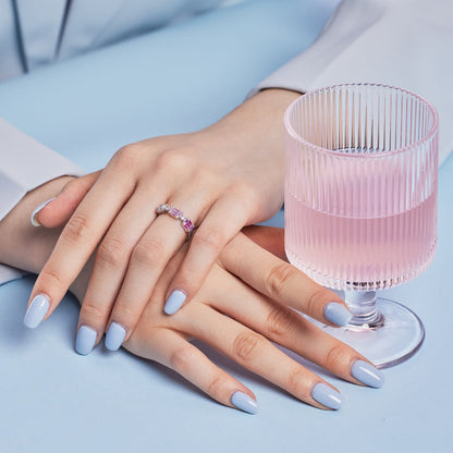 [baslovejewels]Unique Colorful Emerald Cut Party Ring