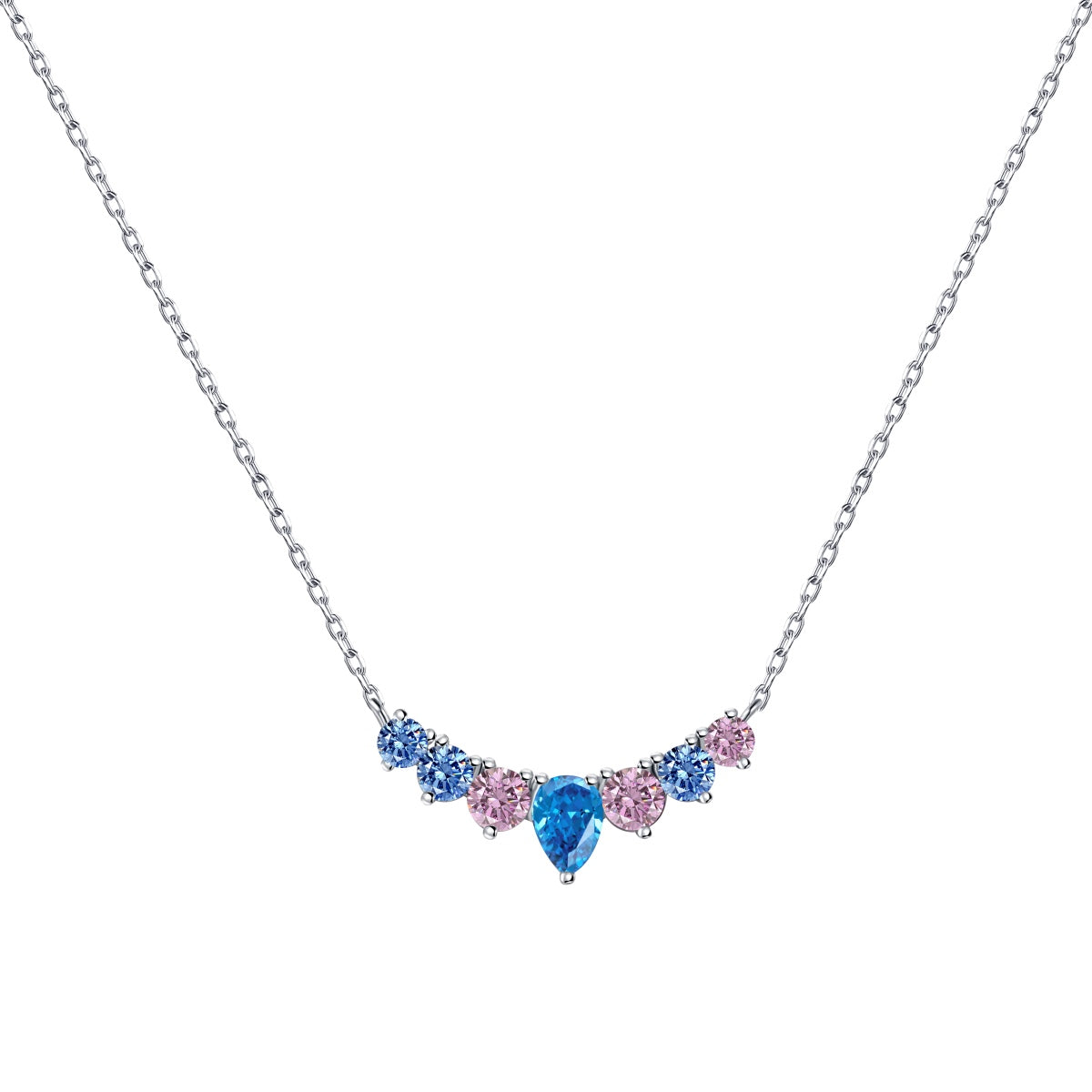 [baslovejewels]Dainty Colorful Heart Necklace