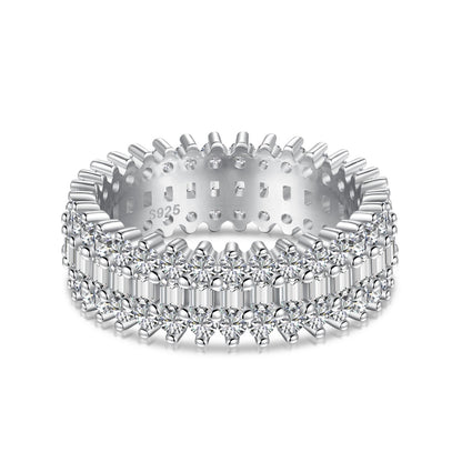 [baslovejewels]Ornate Colorful Radiant Cut Daily Ring