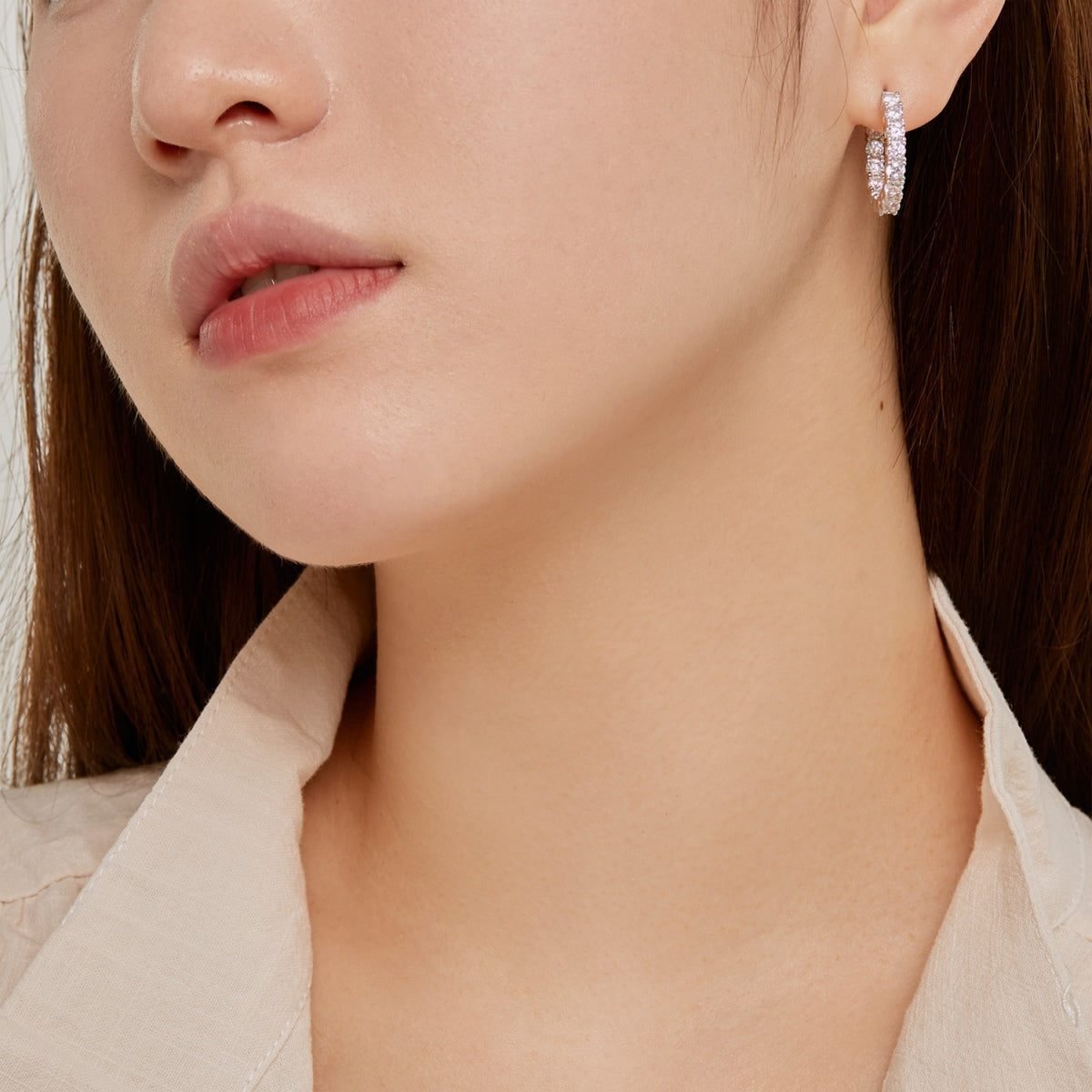 [baslovejewels]Unique Round Cut Daily Earrings