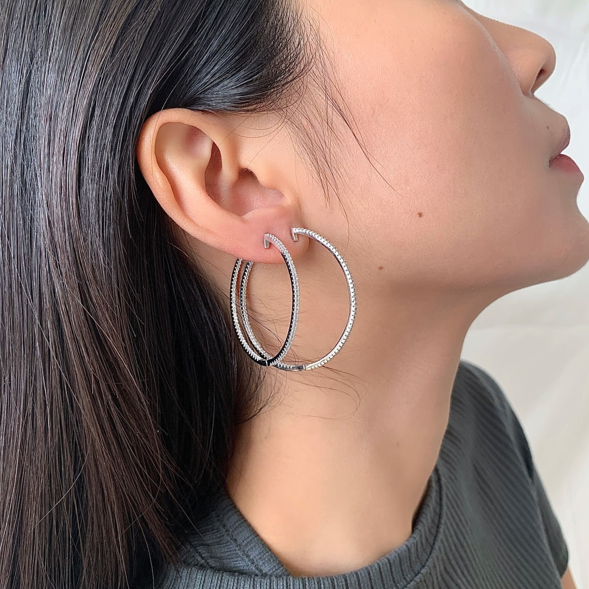 [BASLOVE]Popular Large Hoop Earrings