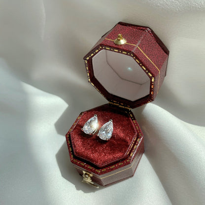 [baslovejewels]Ornate Water Drop Shape Earrings