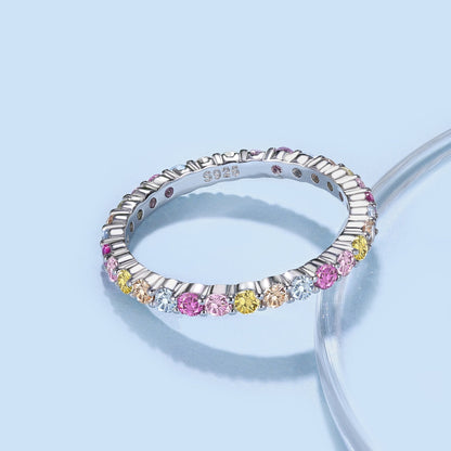 [baslovejewels]Elegant Vivid Round Cut Daily Ring