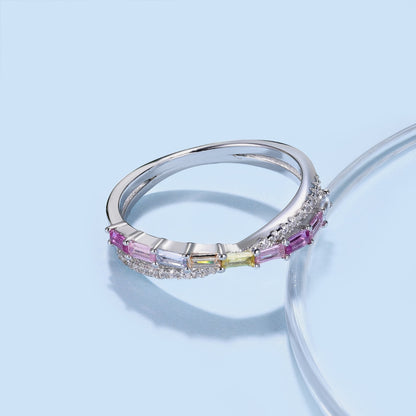 [BASLOVE]Energetic Elegant Radiant Cut Party Ring