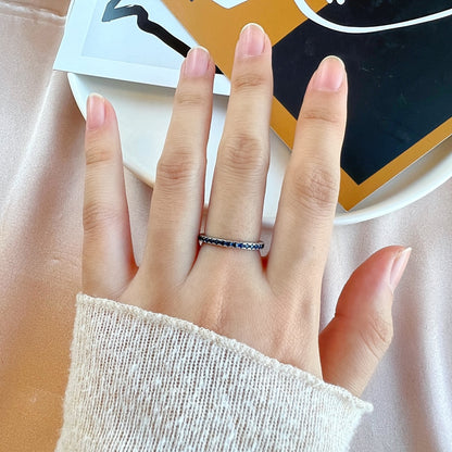 [baslovejewels]Delicate Sparkling Round Cut Daily Ring
