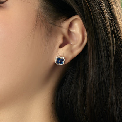 [baslovejewels]Four-Leaf Clover Exquisite Earrings
