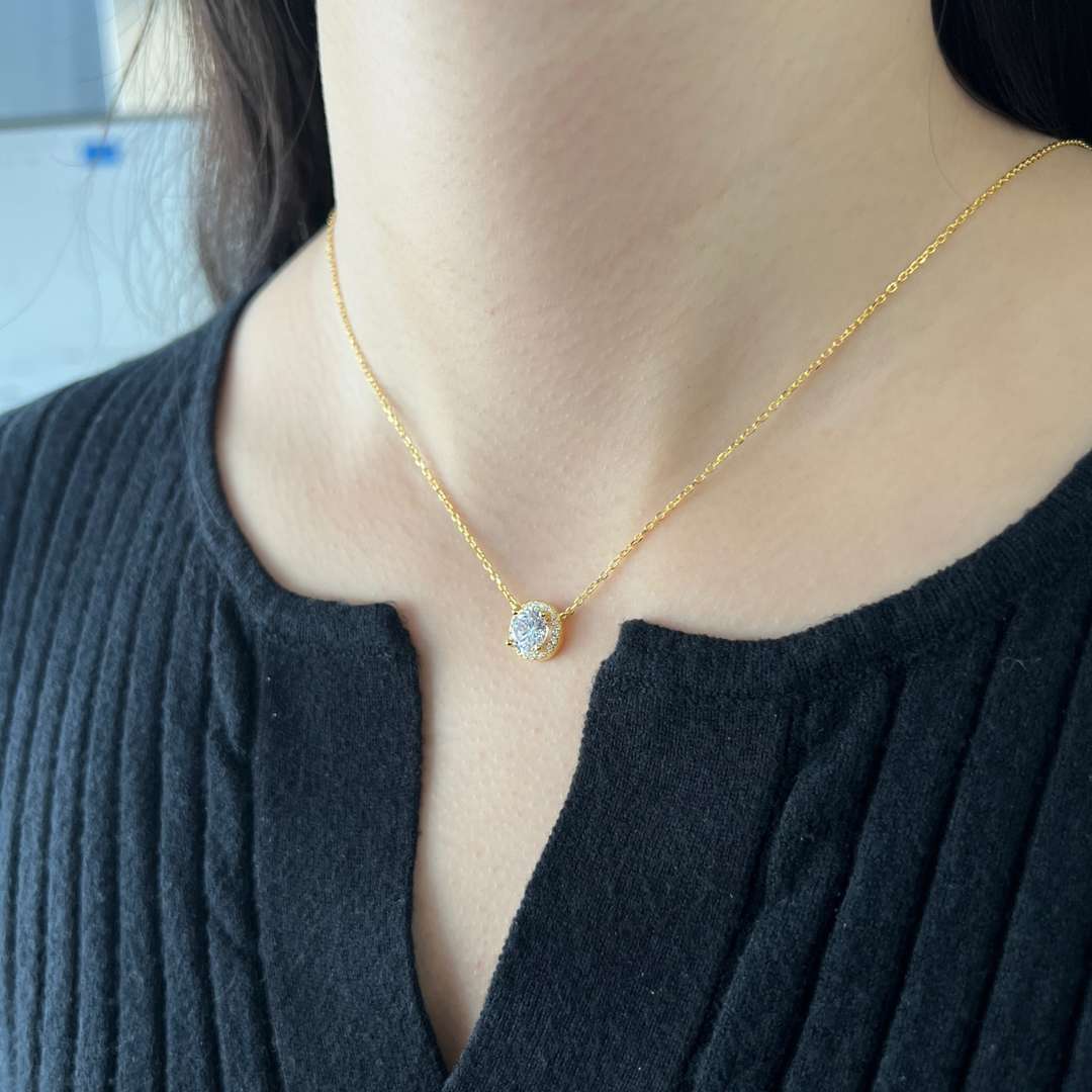 [BASLOVE]Luxurious Round Cut Necklace