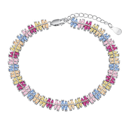 [baslovejewels]Sparkling Exquisite Multi Cut Party Bracelet
