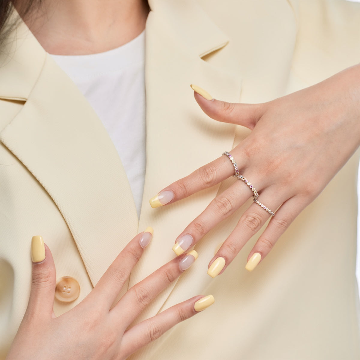 [baslovejewels]Elegant Vivid Round Cut Daily Ring