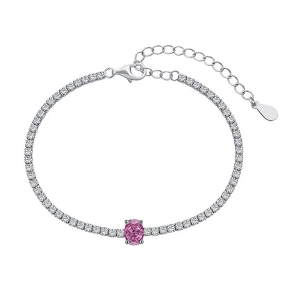 [baslovejewels]0.75 Carat Exquisite Oval Cut Daily Bracelet