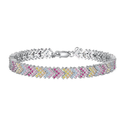 [BASLOVE]Ornate Sparkling Round Cut Party Bracelet