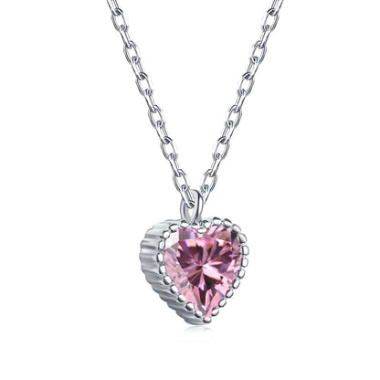 [BASLOVE]Ornate Heart Shape Necklace