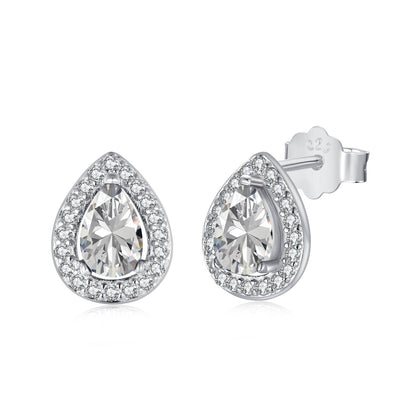 [baslovejewels]Luxurious Water Drop Shape Earrings