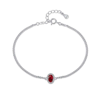 [BASLOVE]Exquisite Oval Shape Bracelet