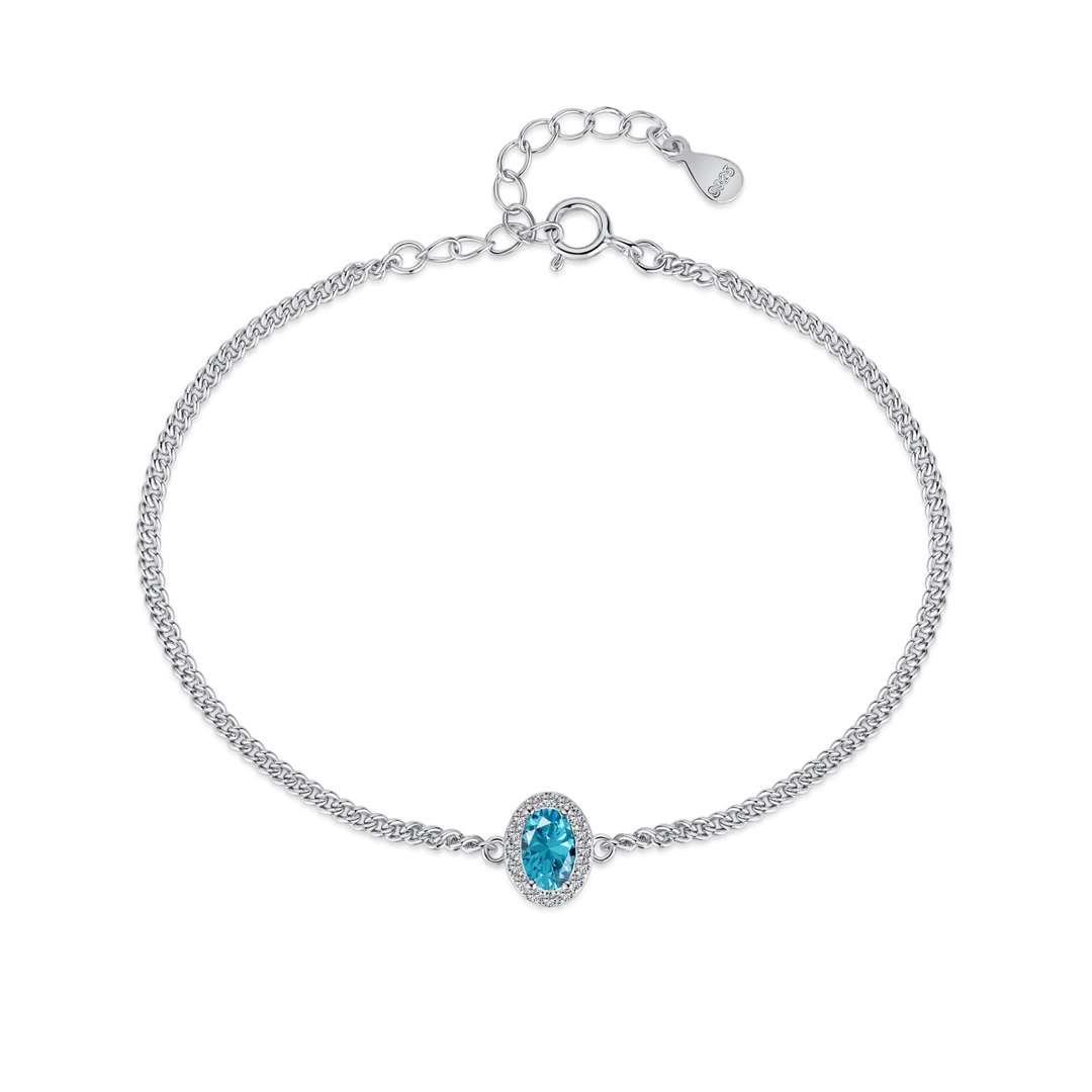 [baslovejewels]Exquisite Oval Shape Bracelet