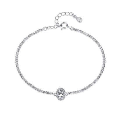 [BASLOVE]Exquisite Oval Shape Bracelet