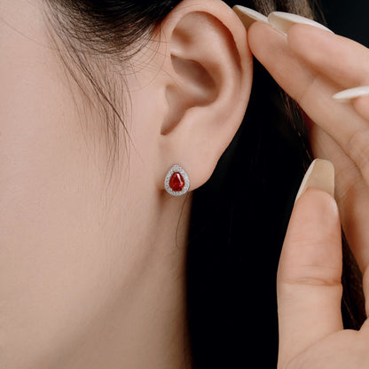 [baslovejewels]Luxurious Water Drop Shape Earrings