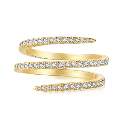 [baslovejewels]Unique Vibrant Entangle Daily Ring