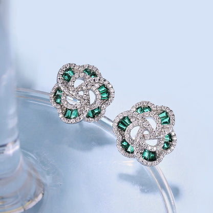 [baslovejewels]Exquisite Flower Shape Daily Earrings