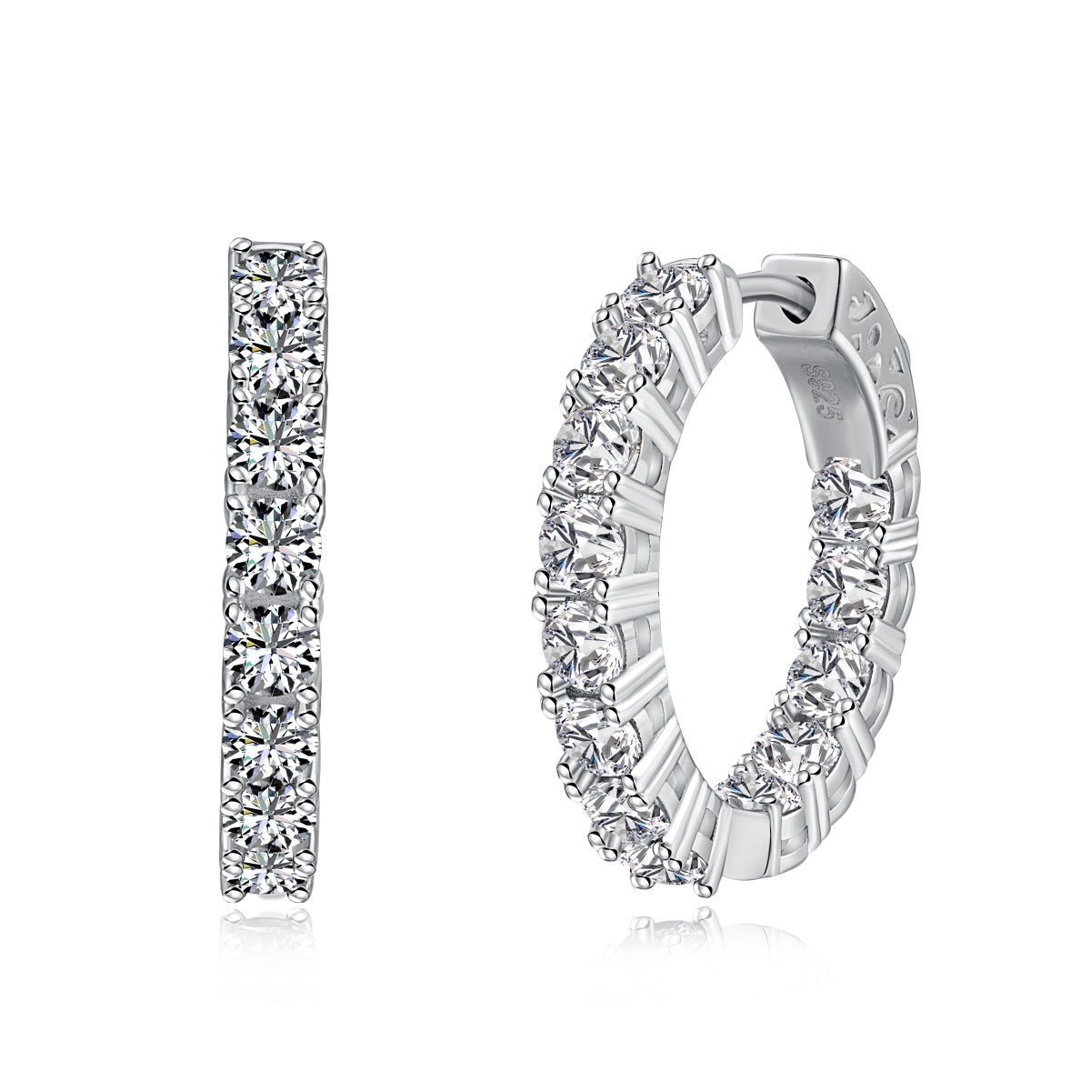 [baslovejewels]Unique Round Cut Daily Earrings