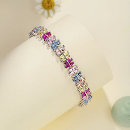 [baslovejewels]Sparkling Exquisite Multi Cut Party Bracelet
