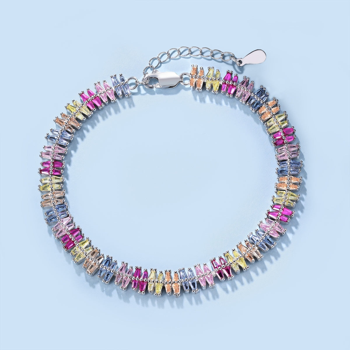 [baslovejewels]Sparkling Exquisite Multi Cut Party Bracelet