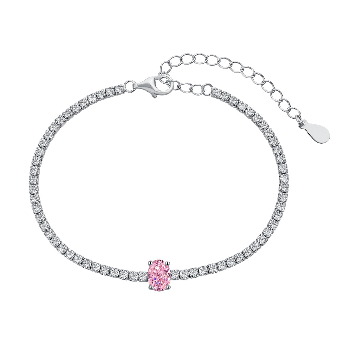 [baslovejewels]0.75 Carat Exquisite Oval Cut Daily Bracelet