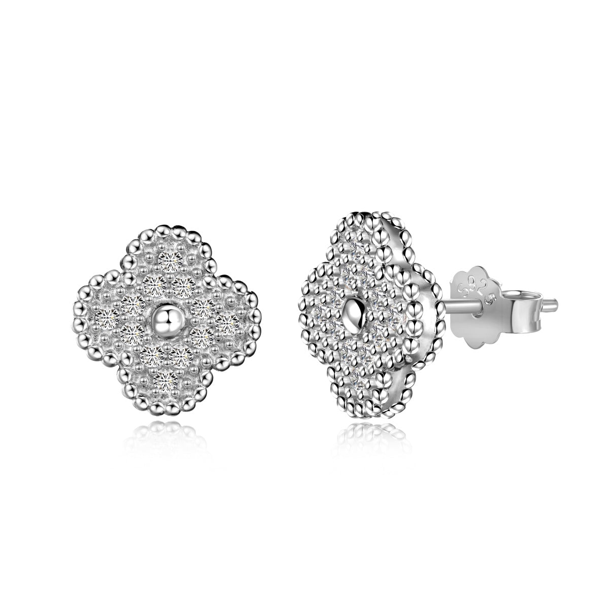 [baslovejewels]Four Leaf Clover Fashion Earrings