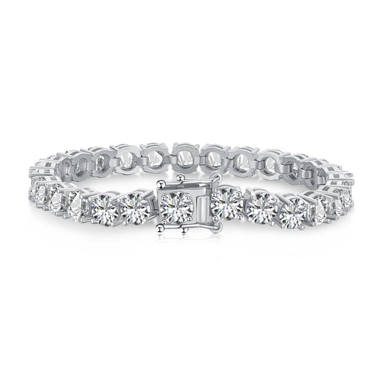 [baslovejewels]0.75 Carat Dazzling Round Cut Wedding Bracelet