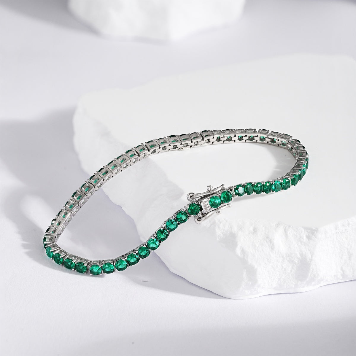[baslovejewels]Radiant Colorful Round Cut Party Bracelet