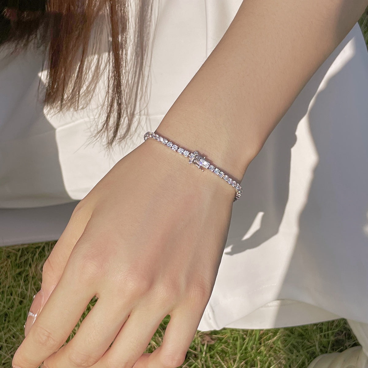 [baslovejewels]Radiant Colorful Round Cut Party Bracelet