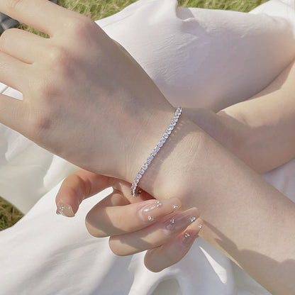 [baslovejewels]Radiant Colorful Round Cut Party Bracelet