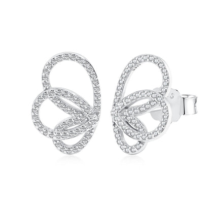 [baslovejewels]Exquisite Butterfly Shape Earrings