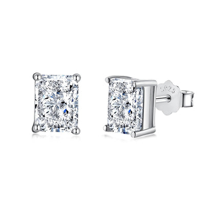 [baslovejewels]Radiant Luxurious Princess Cut Daily Earrings