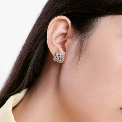 [baslovejewels]Exquisite Flower Shape Daily Earrings