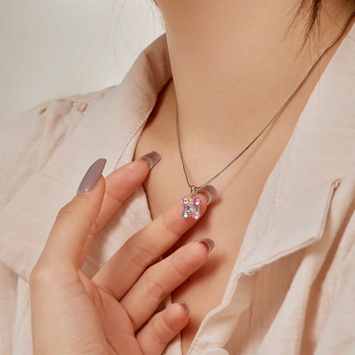 [baslovejewels]Gorgeous Multi Colorful Necklace