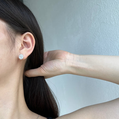[baslovejewels]Delicate Radiant Oval Cut Daily Earrings