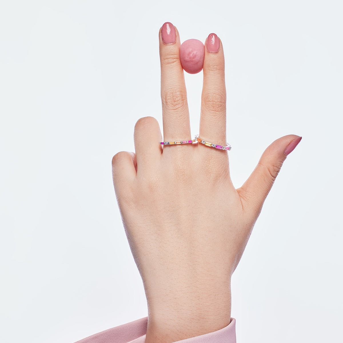 [BASLOVE]Lively In Shades Elegant Radiant Cut Daily Ring