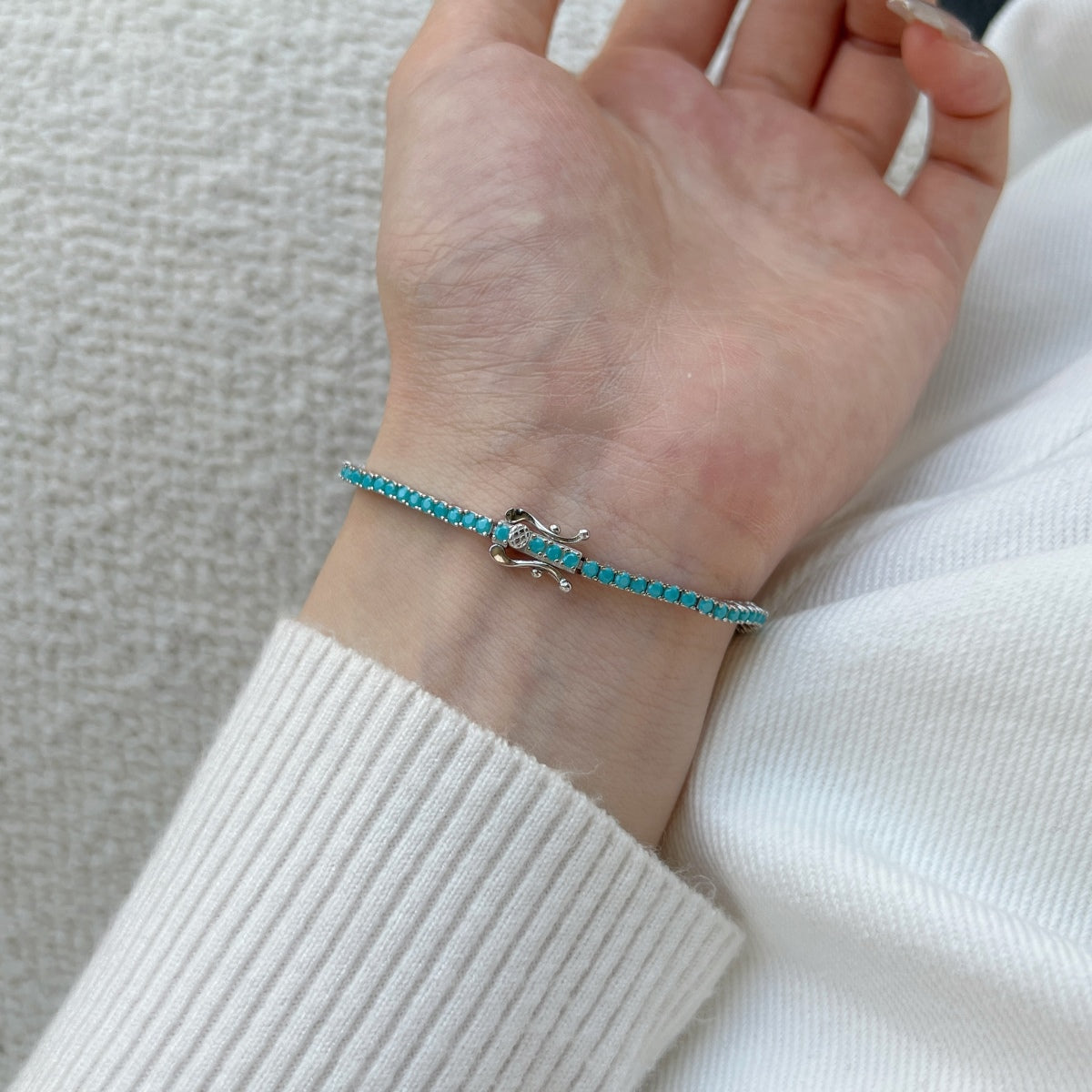 [baslovejewels]Dazzling Exquisite Round Cut Daily Bracelet