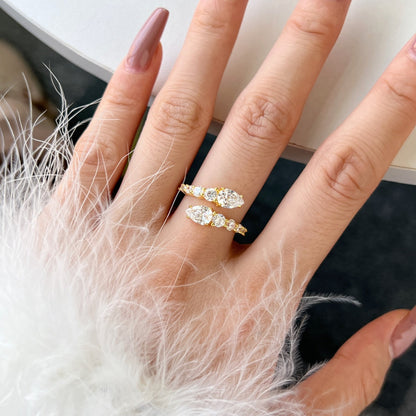 [baslovejewels]Delicate Lively Snake Shape Daily Ring