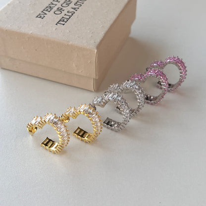 [baslovejewels]Radiant Heart Cutout Earrings